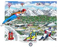 Charles Fazzino 3D Art Charles Fazzino 3D Art Olympic Games, 2014 - Sochi (DX)